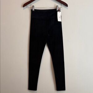 Girls M (10-12) Vineyard Vines Corduroy High Waisted Black Leggings